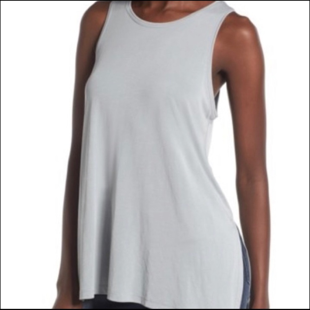 Lush by Anthropologie Side Slit Tank, XS
